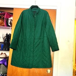 Talbotts lightweight water resistant mid-length